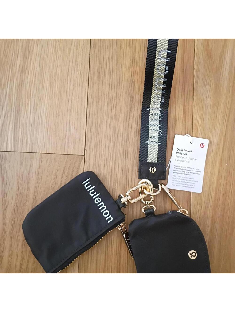 Lululemon Women's Black and Gold Wallet-purs - Picture 3 of 3